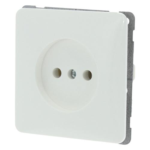 Contactdoos inbouw 1-voudig polarwit product photo