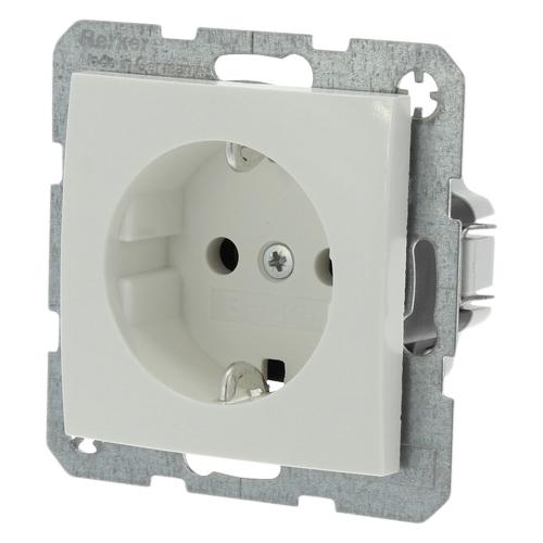 Contactdoos inbouw 1-voudig randaarde polarwit product photo