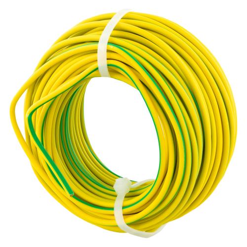 Installatiedraad (Vd-draad) H07V-U ECA geel/groen (aardedraa product photo