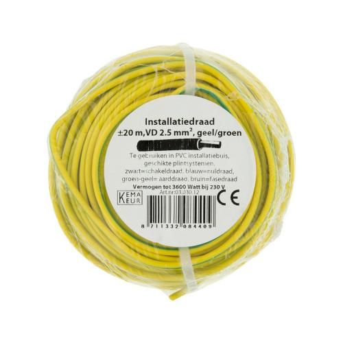 Installatiedraad (Vd-draad) H07V-U ECA geel/groen (aardedraa product photo https://media.isero.nl/Isero-IseroNL-Site/images/L/788579_1.jpg L