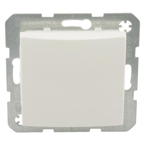 Schakelaars inbouw wissel polar wit 10 stuks product photo