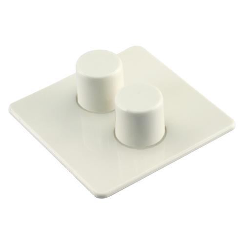 Honeywell Peha centraalplaat voor dimmer met dubbele knop creme serie Standard bedieningselement product photo