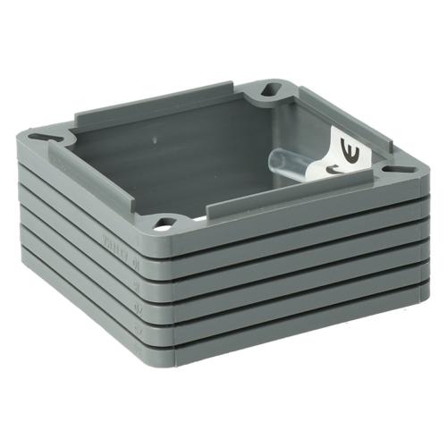 Pipelife Correctiering grijs voor centraaldoos vierkant 5-30mm per 5mm af te snijden AT1510 product photo