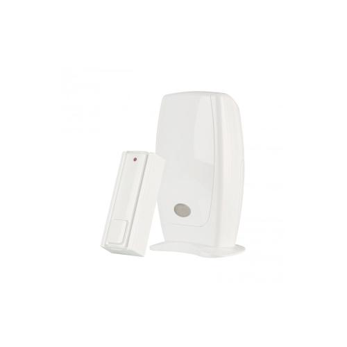 Deurbel en gong wit draadloos 5 tonen max 4 zenders product photo