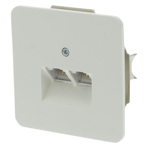 Honeywell Peha contactdoos inbouw UTP 2x8-polig polarwit serie Standaard Ral 9010 in Blister product photo