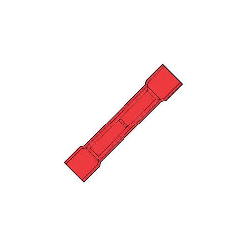Stootverbinder geisoleerd voor draad 0.5-1.5mm2 rood product photo