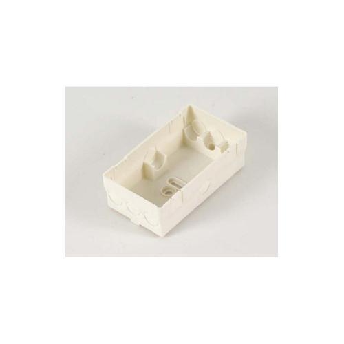 Lasdoos kunststof wit universeel 125x70x45mm product photo