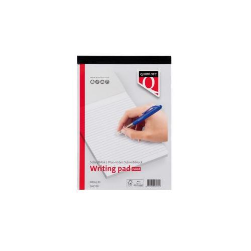 Schrijfblok 60g/m2 kopgeniet A5 gelinieerd 100 vel product photo