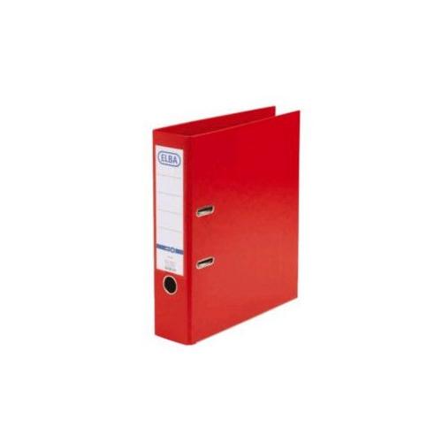 Ordner PP met insteekrug A4 80mm rood product photo