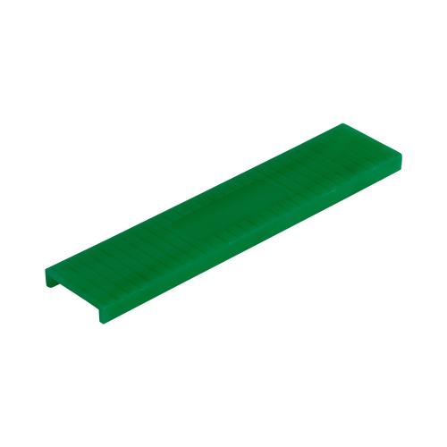 Beglazingsblokje kunststof met tunnel zak 100st groen 22X5mm product photo