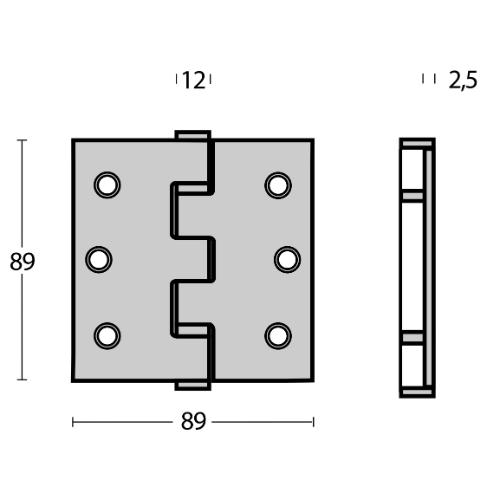 Rvs 3.5 duims kogellager scharnieren recht product photo https://media.isero.nl/Isero-IseroNL-Site/images/L/914170_2.jpg L