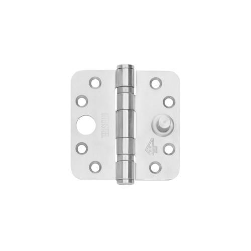 Vh kogellagerscharnier RVS afgerond SKG3 89x89x3mm product photo