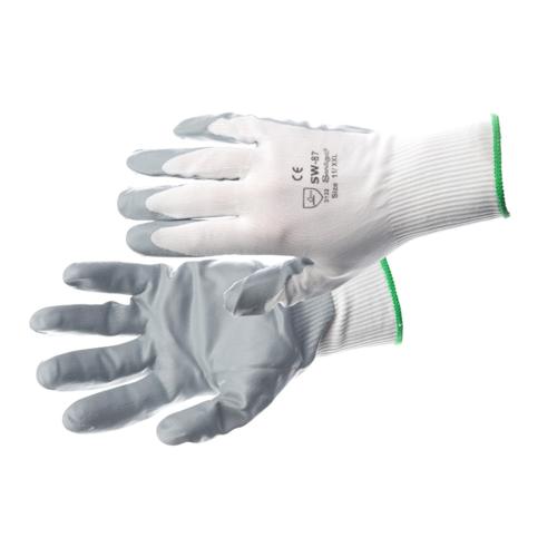 Werkhandschoenen grijs nitrilon SW87 10-XL 3132X Ventilerende rug SW87 product photo
