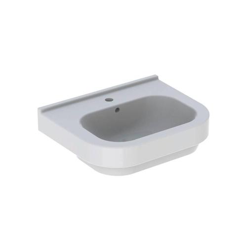 Geberit wastafel rechthoekig hangend 1 kraangat midden 475x600mm product photo