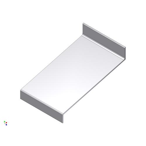 Waterslagprofiel aluminium 15gr 120mm product photo