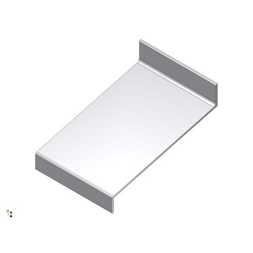 Waterslagprofiel aluminium 15gr 110mm product photo