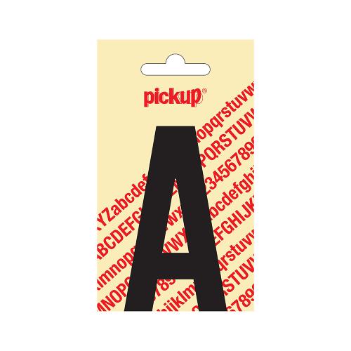 Plakletter Nobel 90 mm zwart A product photo