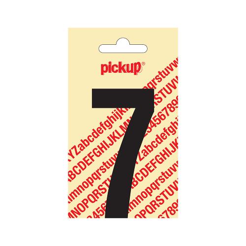 Plakcijfer Nobel 90 mm zwart 7 product photo