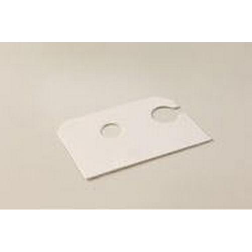 Dornex slotplaat brandwerend 115x77x0.8mm FXL WIT/NEMEF 1200 product photo