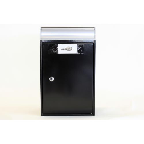 Postkast RVS/zwart product photo