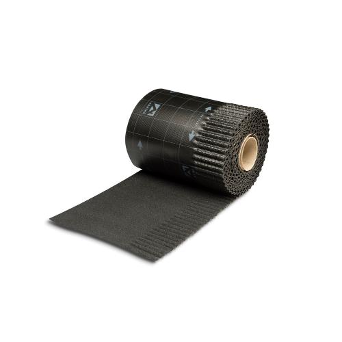 Loodvervanger op bitumen basis met ribbel zwart 30cm x 6m product photo