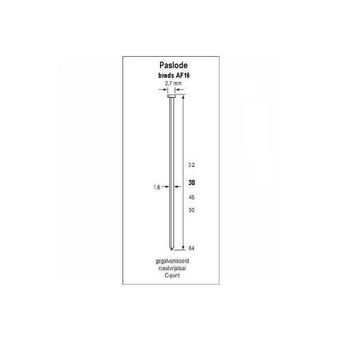 Afwerknagel schuin geg. 38mm en 2 gaspatronen 30ml ds = 2000 IM65A PASLODE product photo https://media.isero.nl/Isero-IseroNL-Site/images/L/989062_1.jpg L