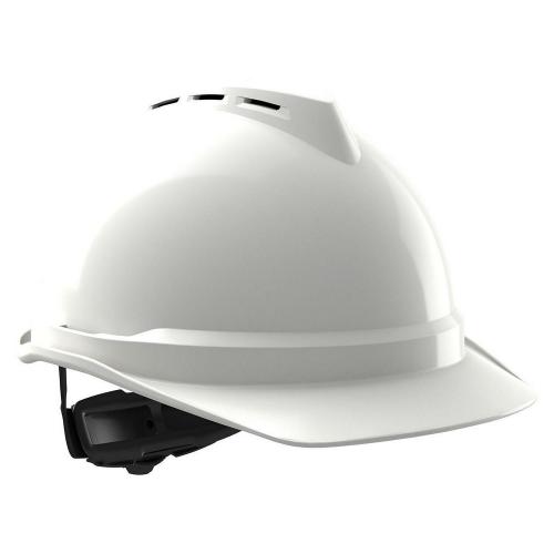 MSA V-Gard veiligheidshelm draaiknop geventileerd 4-punts wit V-Gard 500 product photo