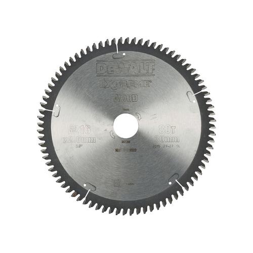 DeWALT cirkelzaagblad 216x30mm HW 80 tanden hout product photo