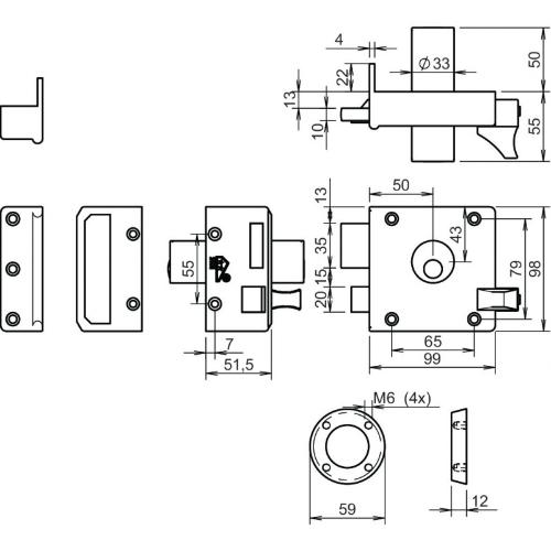 Oplegslot 50mm dr. 2 incl. 2x profielcilinder 30/30 en 9 sl. 1753BW-dr2+2x8062BW product photo https://media.isero.nl/Isero-IseroNL-Site/images/L/992106_1.jpg L