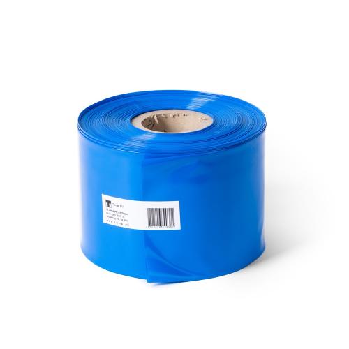 Buisfolie / tijdelijke hemelwaterafvoer blauw rol ca.120m 80mm x 180 micron product photo