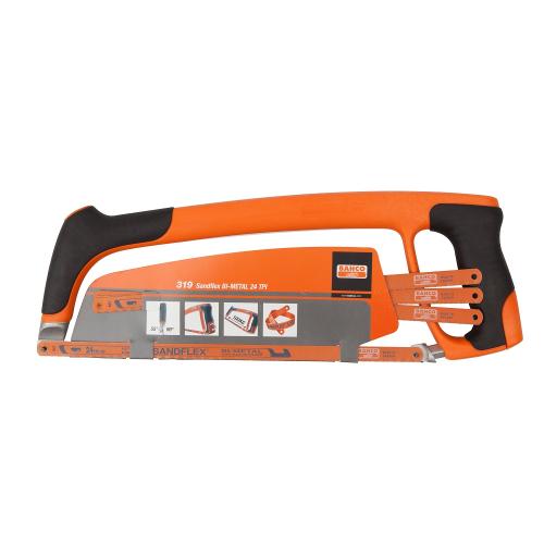 Metaalzaagbeugel + 3 bladen 18, 24, 32 product photo