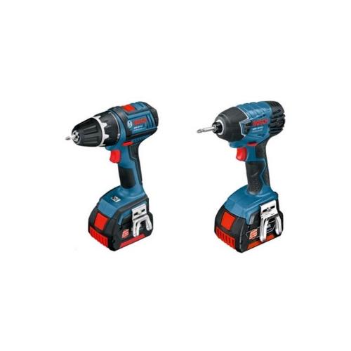 Bosch Combiset GSR + GDR 18.0V met 3x4.0ah + Lader in L-boxx GSR+GDR 18V-Li+3x4.0ah product photo