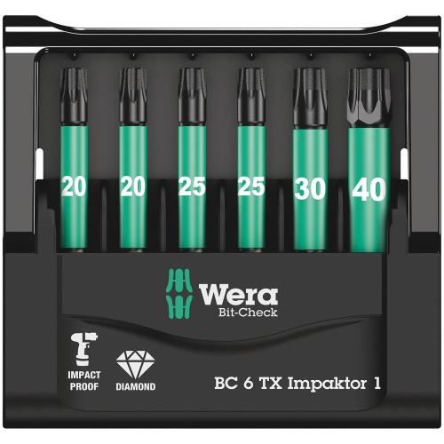 Wera bitset 6-delig Tx Impaktor Bit-Check product photo https://media.isero.nl/Isero-IseroNL-Site/images/L/A10680_1.jpg L