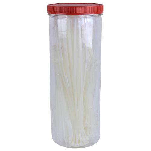 Actiepack kabelbinderset transparant 450 stuks in 4 maten assortiment product photo