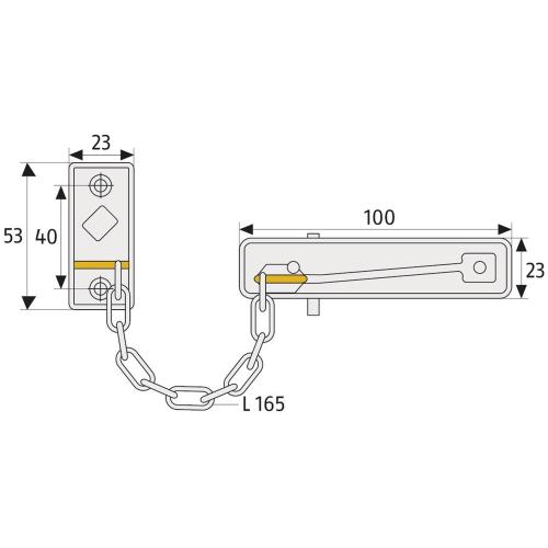 Deurketting nikkel SK69N B/DFNLI product photo https://media.isero.nl/Isero-IseroNL-Site/images/L/E7253265_1.jpg L