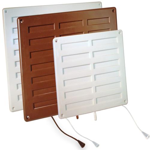 Rooster kunststof 20x20cm wit product photo