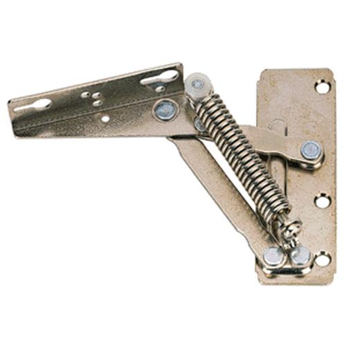 Klaplift beslag vernikkeld veerkracht 80-220N hoek 75 gr. product photo