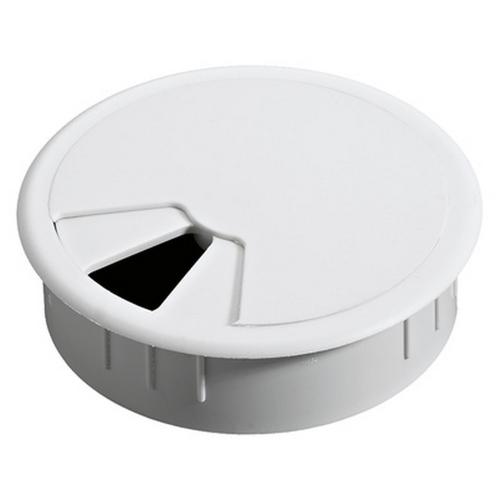 Kabeldoorvoer kunststof wit rond 80mm S.6040 product photo