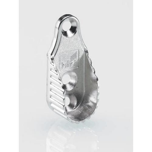 Eindsteun voor garderobebuis vernikkeld 15x30mm schroefbev. product photo