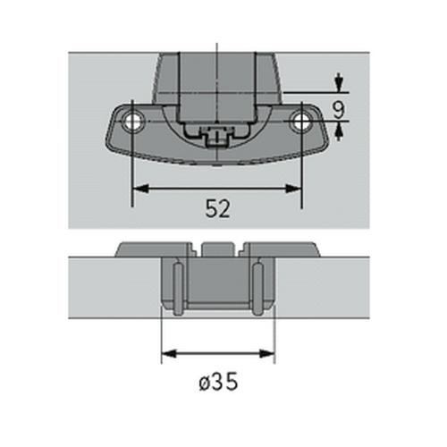 Pot Selekta Pro T22/9 schroefbevestiging product photo