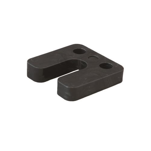 Hogedrukplaat met sleuf ABS 70x70mm 10mm product photo