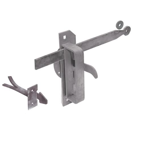 Wieringermeerklinkstel met klauwneus thermisch verzinkt product photo