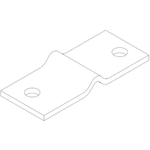 Gaaspaneelklem voor 5mm gaas zink-magnesium 50x20x2mm product photo https://media.isero.nl/Isero-IseroNL-Site/images/L/K0003365_5.jpg L