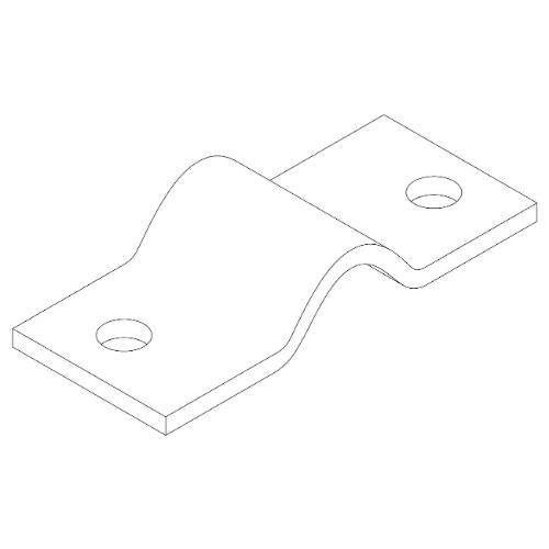 Gaaspaneelklem voor 8mm gaas zink-magnesium 50x20x2mm product photo https://media.isero.nl/Isero-IseroNL-Site/images/L/K0003366_5.jpg L