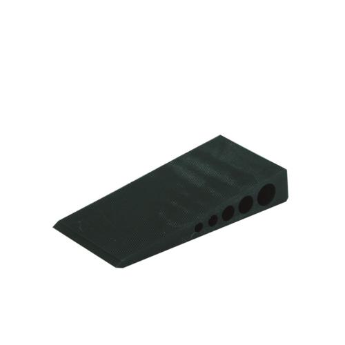 Stelwig zwart kunststof 45x18mm 100mm product photo