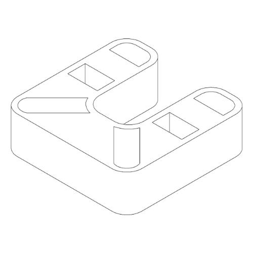 Drukplaat met sleuf zwart kunststof 70x70mm 20mm product photo https://media.isero.nl/Isero-IseroNL-Site/images/L/K0004170_5.jpg L