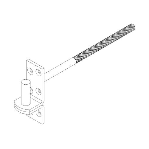 Moerduim gegalvaniseerd 235mm M12x45 pen 16mm product photo https://media.isero.nl/Isero-IseroNL-Site/images/L/K0009605_5.jpg L