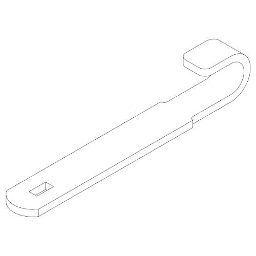 Klink voor boerenklinkstel gegalvaniseerd 25x5mm 180mm product photo https://media.isero.nl/Isero-IseroNL-Site/images/L/K0010230_5.jpg L