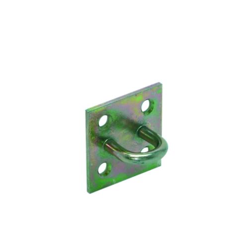 Slotoog op grondplaat gegalvaniseerd 55x55mm product photo