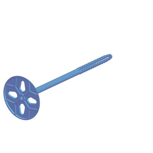 Isolatieplug blauw nylon 8.0x180mm voor isolatie 100-120mm UNI-Perfoplug product photo